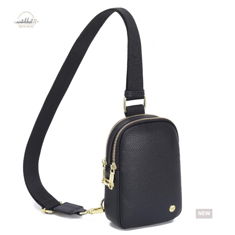 Small Anti-Theft Crossbody Bag RFID Blocking Vegan Leather Travel Purse
